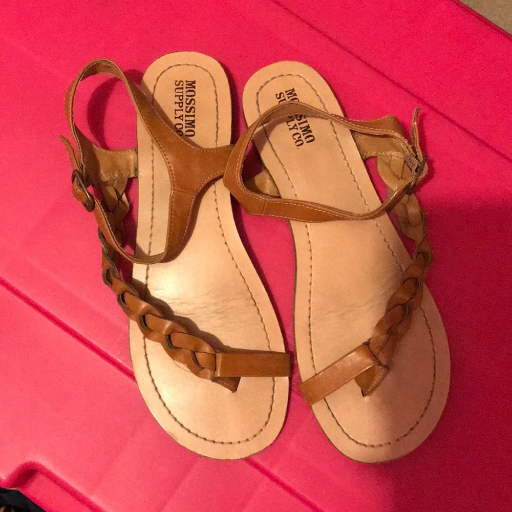 Braided Sandals- size 7